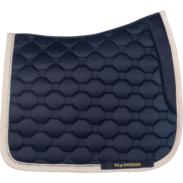 2025 PS Of Sweden Vintage Monogram Dressage Tapis De Selle 1110-120-591 - Navy